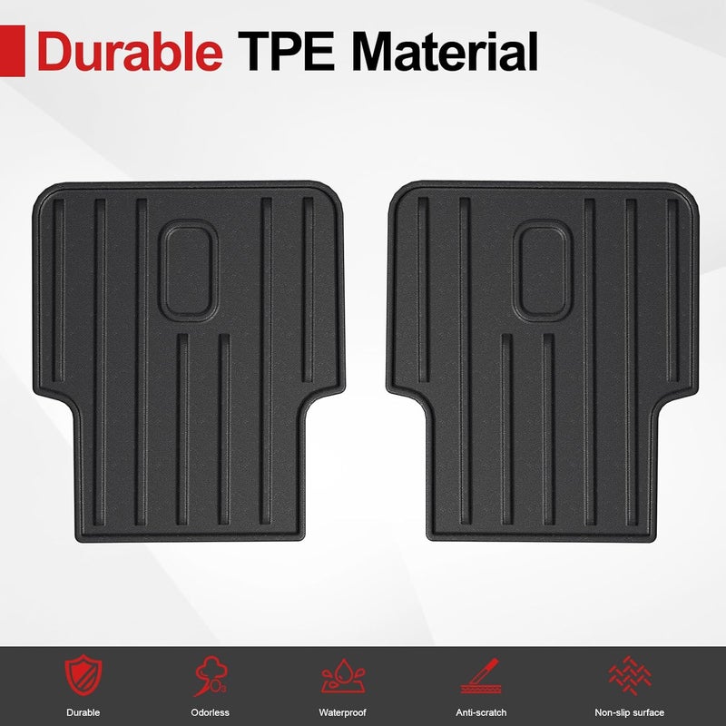 HOUCLEMIC Backrest Mat Compatible with 2023-2025 2026 Honda Pilot Accessories, 2nd Kick Mats for 2022-2026 Acura MDX Accessories - Image 5